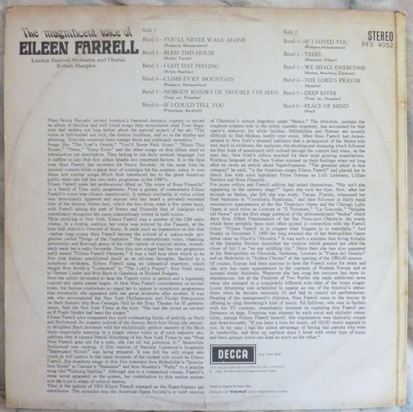 The Magnificent Voice Of Eileen Farrell