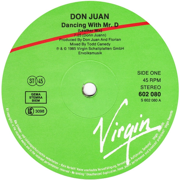Don Juan - Dancing With Mister D. - Vinilo | Virgin (F602080) - 3