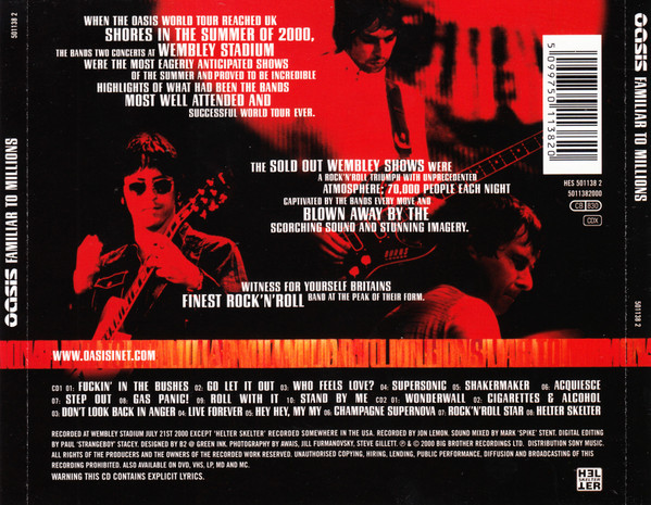 Oasis - Familiar To Millions | Helter Skelter (HES 501138 2) - main