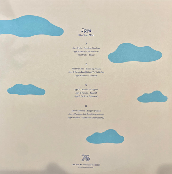 Jpye - Bleu Your Mind | Claremont 56 (C56LP025) - 2 Jpye - Bleu Your Mind | Claremont 56 (C56LP025) - 2
