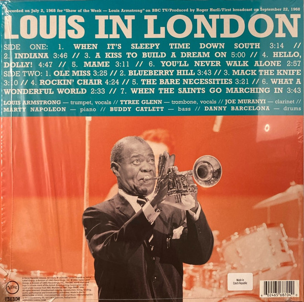 Louis Armstrong - Louis In London | Verve Records (00602465687040) - 2