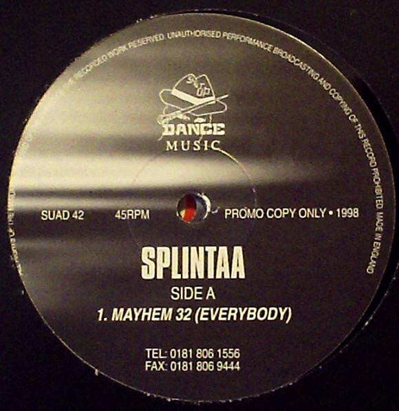 Splintaa - Mayhem 32 | Shut Up And Dance Records (SUAD 42) - main