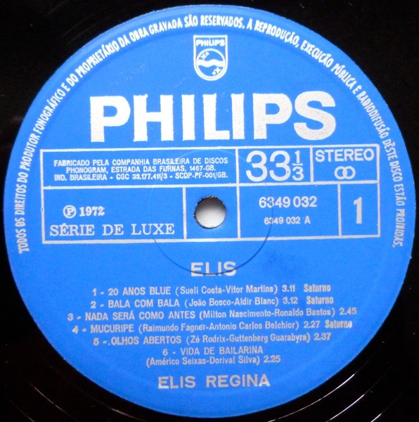 Elis Regina - Elis | Philips (6349 032) - 4