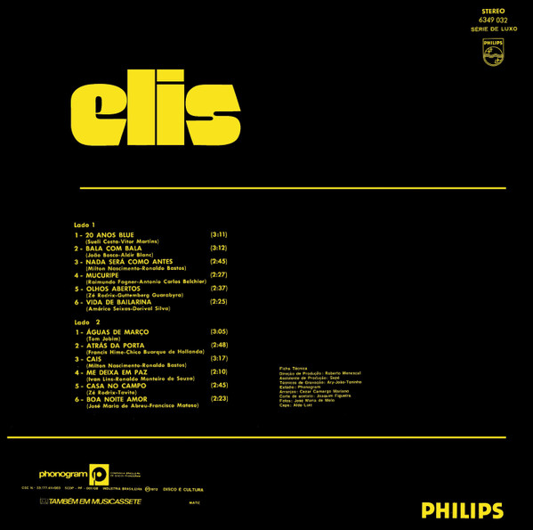 Elis Regina - Elis | Philips (6349 032) - 2