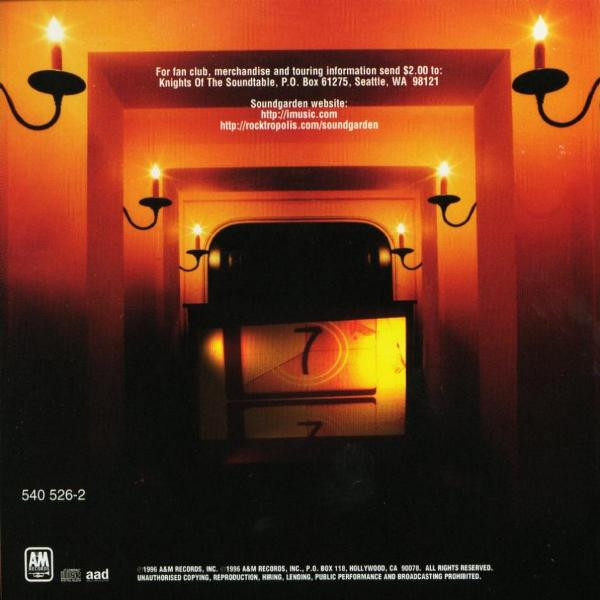 Soundgarden - Down On The Upside | A&M Records (540 526-2) - 2 Soundgarden - Down On The Upside | A&M Records (540 526-2) - 2