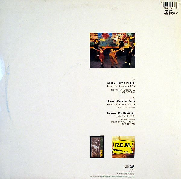 R.E.M. - Shiny Happy People | Warner Bros. Records (9362-40078-0) - 2