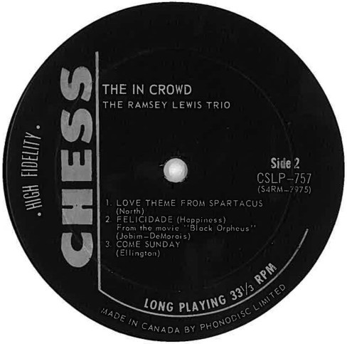 The Ramsey Lewis Trio - The In Crowd [Vinyl] | Chess (LP-757) - 4