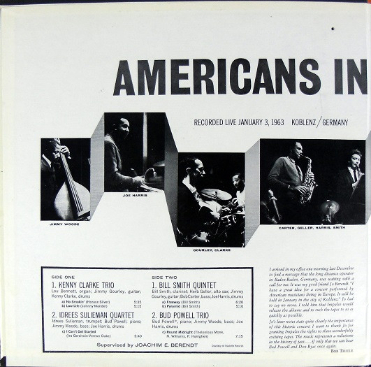 Various - Americans In Europe, Vol.1 | Impulse! (Stereo A-36) - 3 Various - Americans In Europe, Vol.1 | Impulse! (Stereo A-36) - 3