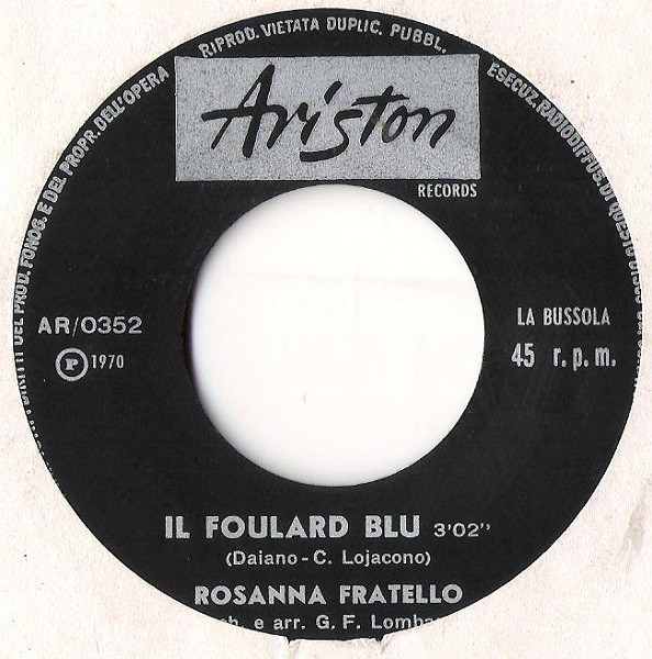Rosanna Fratello - Ciao Anni Verdi | Ariston Records (AR/0352) - 4
