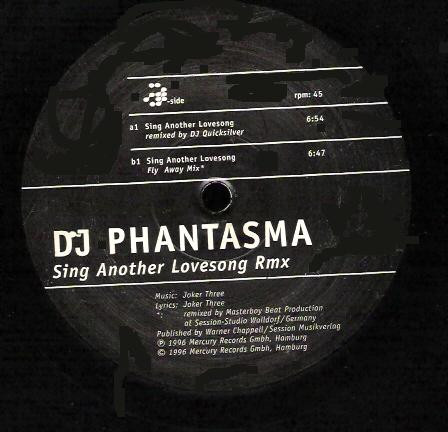 DJ Phantasma - Sing Another Lovesong (Remix) | Mercury Beats (578 705-1) - 3 DJ Phantasma - Sing Another Lovesong (Remix) | Mercury Beats (578 705-1) - 3