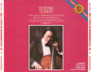 Johann Sebastian Bach , Yo-Yo Ma - The Six Unaccompanied Cello Suites = 6 Suiten Für Violoncello = Les 6 Suites Pour Violoncelle Seul (Complete) | CBS Masterworks (M2K 37867)