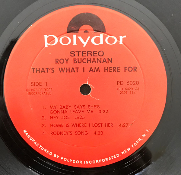 Roy Buchanan - That's What I Am Here For | Polydor (PD 6020) - 3 Roy Buchanan - That's What I Am Here For | Polydor (PD 6020) - 3