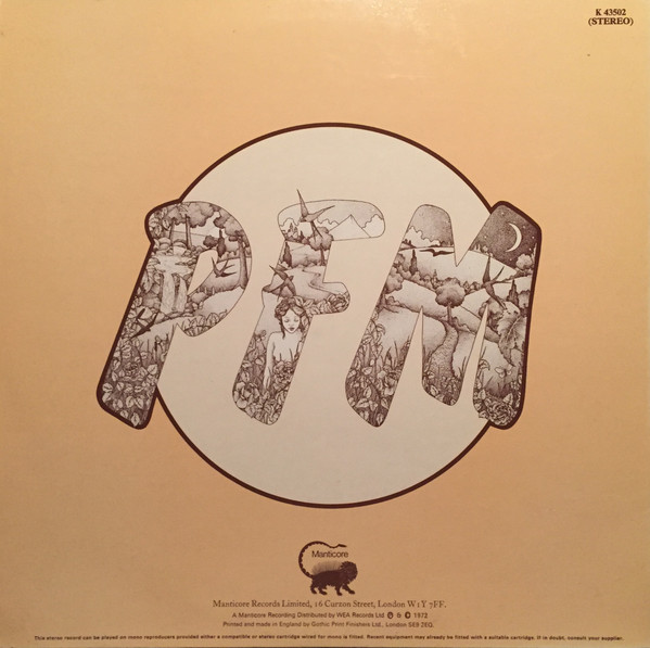 Premiata Forneria Marconi - Photos Of Ghosts | Manticore (K 43502) - 2