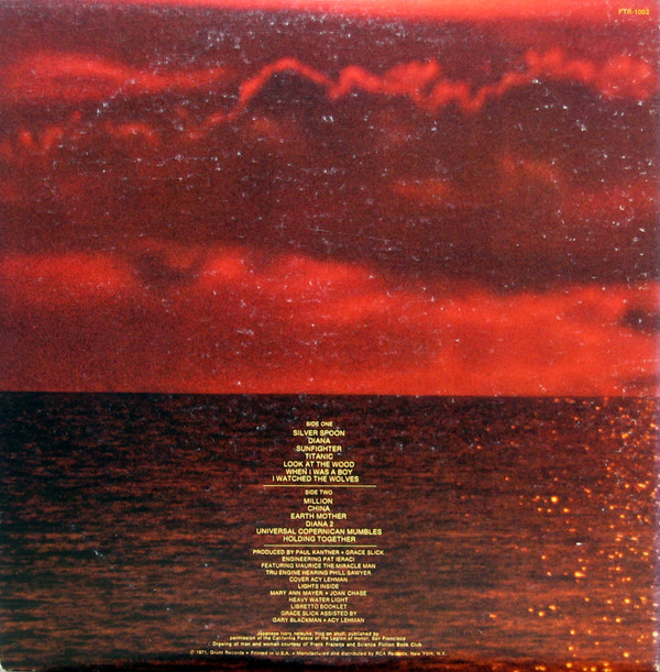 Paul Kantner , Grace Slick - Sunfighter | Grunt (FTR-1002) - 3 Paul Kantner , Grace Slick - Sunfighter | Grunt (FTR-1002) - 3