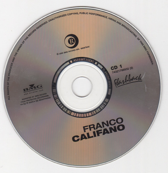 Franco Califano - I Grandi Successi Originali | Ricordi (74321796932 (2)) - 3