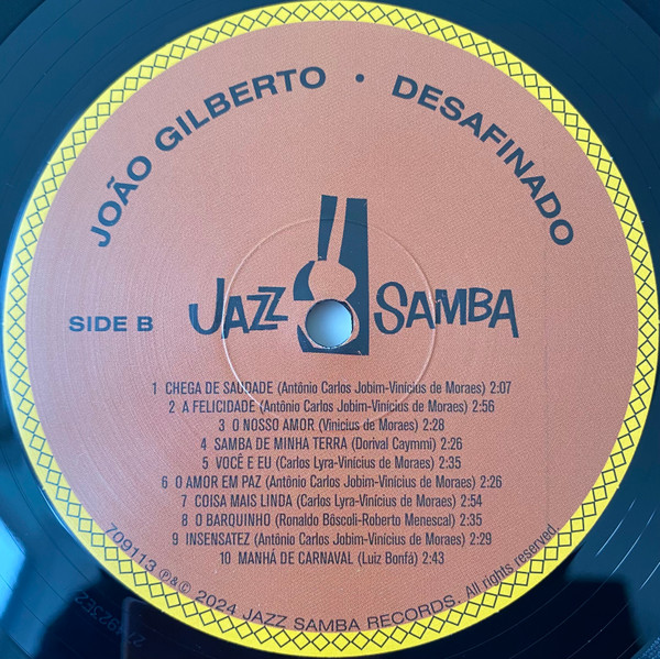 João Gilberto - Desafinado | Jazz Samba Records (709113) - 4 João Gilberto - Desafinado | Jazz Samba Records (709113) - 4