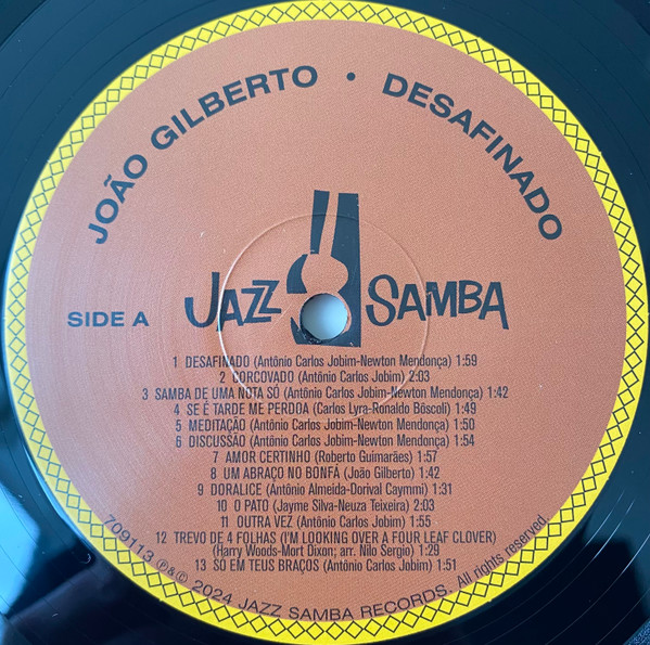 João Gilberto - Desafinado | Jazz Samba Records (709113) - 3 João Gilberto - Desafinado | Jazz Samba Records (709113) - 3