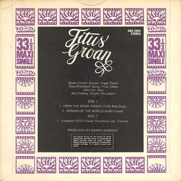 Titus Groan - Open The Door Homer | Dawn (DNX 2503) - 2
