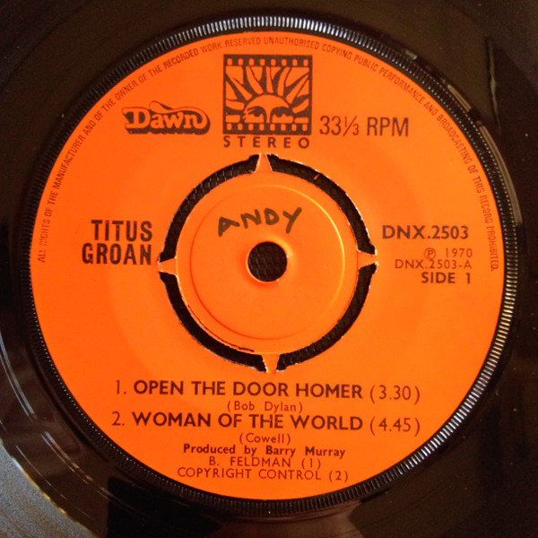 Titus Groan - Open The Door Homer | Dawn (DNX 2503) - 4