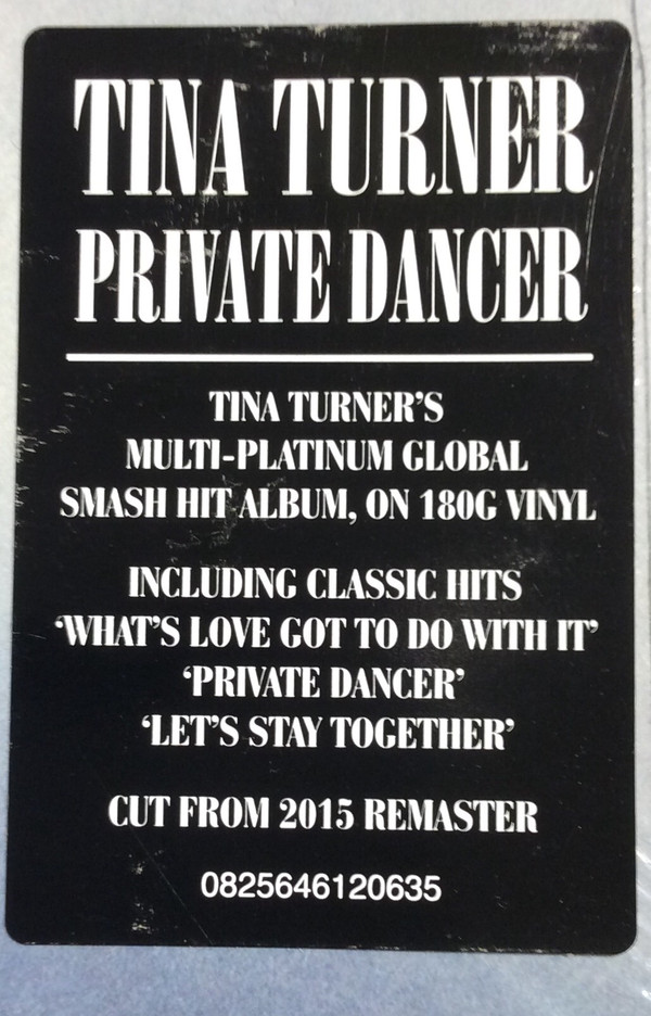 Tina Turner - Private Dancer | Parlophone (TINAXLP 1) - 3
