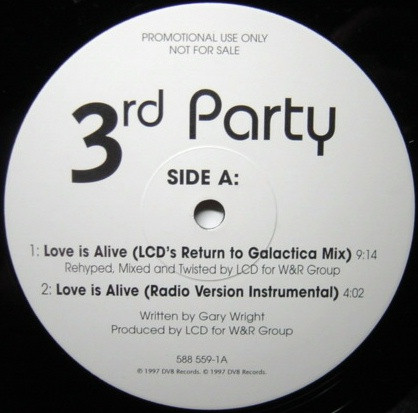 3rd Party - Love Is Alive | DV8 Records (588 559-1) - main