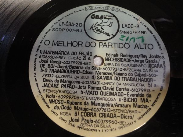 Bezerra Da Silva - Bezerra Da Silva E Os Partideiros Nota 10: O Melhor Do Partido Alto | Ôba (ÔBA-20) - 4 Bezerra Da Silva - Bezerra Da Silva E Os Partideiros Nota 10: O Melhor Do Partido Alto | Ôba (ÔBA-20) - 4