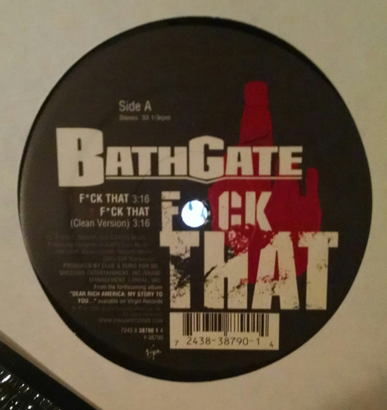 Bathgate - F*ck That | Virgin (7243 8 38790 1 4)
