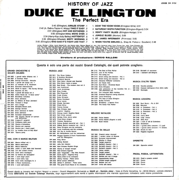Duke Ellington - The Perfect Era | Joker (SM 3106) - 2 Duke Ellington - The Perfect Era | Joker (SM 3106) - 2