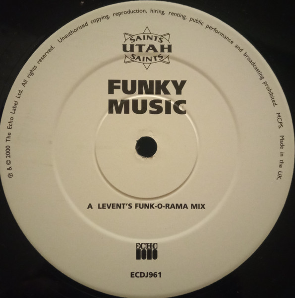 Utah Saints - Funky Music | Echo (ECDJ961) - main