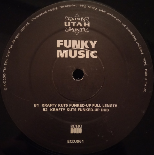 Utah Saints - Funky Music | Echo (ECDJ961) - 2