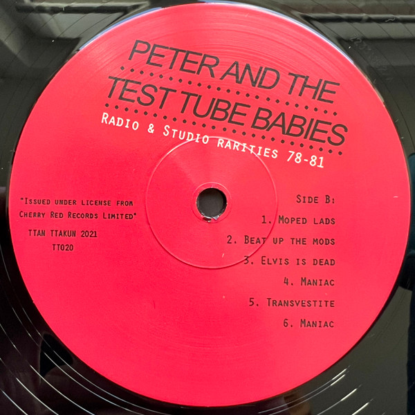Peter And The Test Tube Babies - Radio & Studio Rarities 78-81 | Ttan Ttakun Irratia (TT020) - 4 Peter And The Test Tube Babies - Radio & Studio Rarities 78-81 | Ttan Ttakun Irratia (TT020) - 4