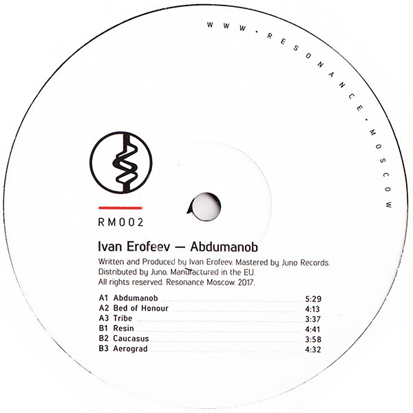 Ivan Erofeev - Abdumanob | Resonance Moscow (RM002) - 2 Ivan Erofeev - Abdumanob | Resonance Moscow (RM002) - 2