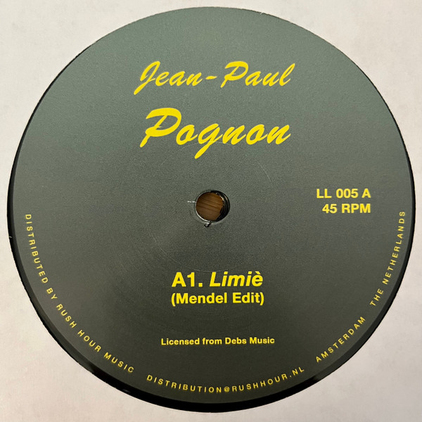 Jean-Paul Pognon / David & Corine - Limiè / Noir Sur Blanc | Not On Label (LL 005)