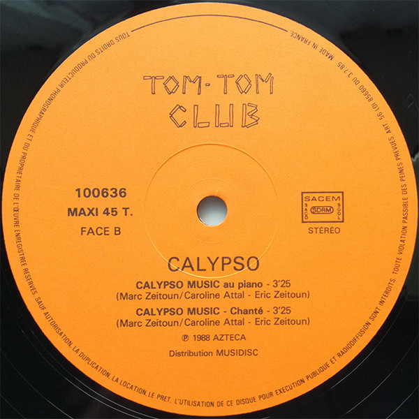 Calypso - Calypso Music | Tom-Tom Club (100636) - 4