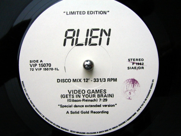 Alien - Video Games (Gets In Your Brain) | VIP (VIP 15070) - main