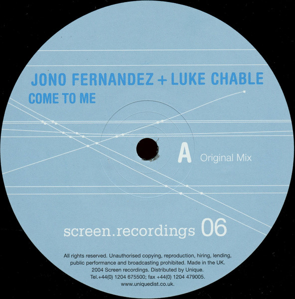 Jono Fernandez + Luke Chable - Come To Me | Screen Recordings (Screen 006) - 4