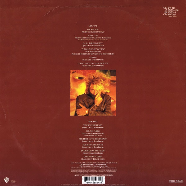 Rod Stewart - The Best Of Rod Stewart | Warner Bros. Records (926 034-1) - 2