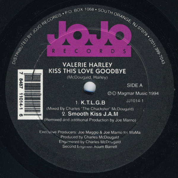 Valerie Harley - Kiss This Love Goodbye | JoJo Records (JJ1014-1) - main Valerie Harley - Kiss This Love Goodbye | JoJo Records (JJ1014-1) - main