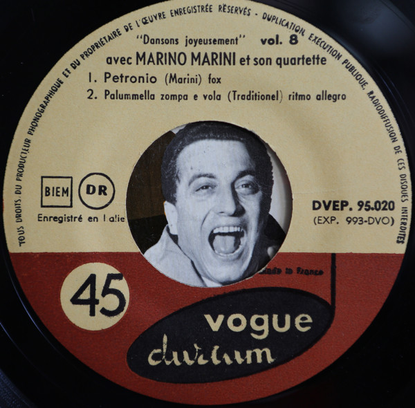 Marino Marini Ed Il Suo Quartetto - Que Sera Sera | Vogue Durium (DVEP 95.020) - 4