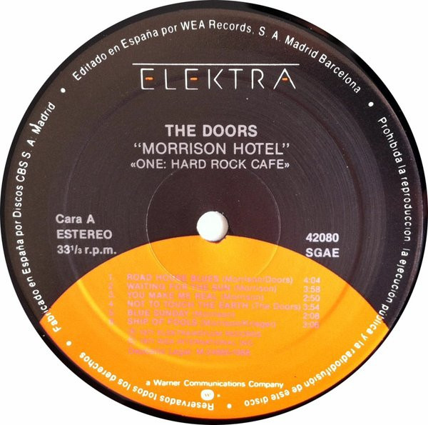 The Doors - Morrison Hotel | Elektra (42080) - 4