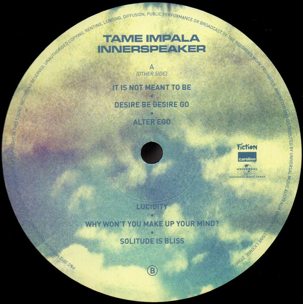 Tame Impala - Innerspeaker | Fiction Records (3795299) - 4 Tame Impala - Innerspeaker | Fiction Records (3795299) - 4