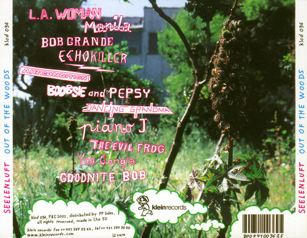 Seelenluft And The Silvercity-Bob Orchestra - Out Of The Woods | Klein Records (KLCD 036) - 2