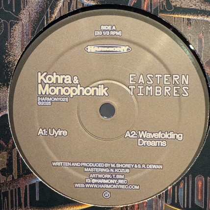 Kohra , Monophonik - Eastern Timbers | Harmony Rec. (HARMONY021) - 5 Kohra , Monophonik - Eastern Timbers | Harmony Rec. (HARMONY021) - 5