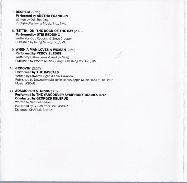 Various - Platoon (Original Motion Picture Soundtrack And Songs From The Era) | Atlantic (7567-81742-2) - 4
