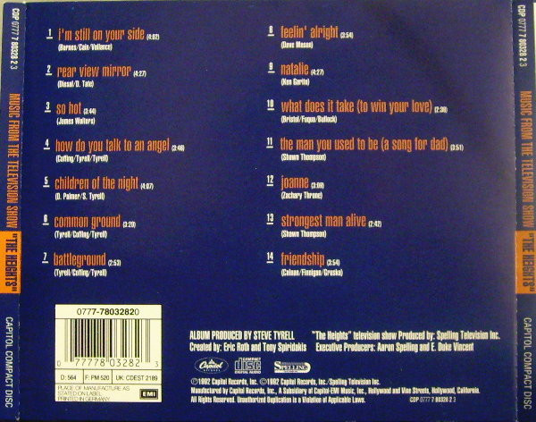 The Heights - Music From The Television Show "The Heights" | Capitol Records (CDP 0777 7 80328 2 3) - 2 The Heights - Music From The Television Show "The Heights" | Capitol Records (CDP 0777 7 80328 2 3) - 2