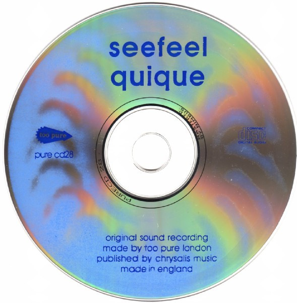 Seefeel - Quique | Too Pure (pure cd28) - 3