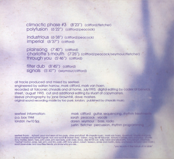 Seefeel - Quique | Too Pure (pure cd28) - 4