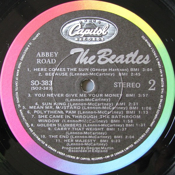 The Beatles - Abbey Road | Capitol Records (SO-383) - 4