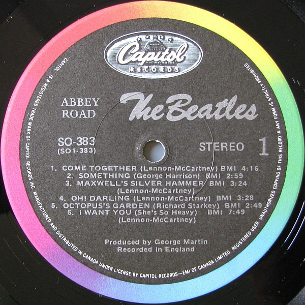 The Beatles - Abbey Road | Capitol Records (SO-383) - 3
