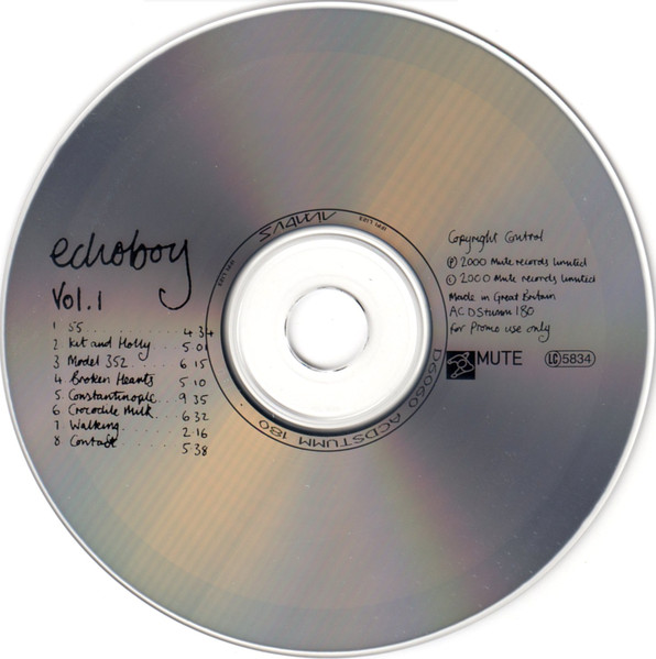 Echoboy - Volume 1 (Promo) | Mute (ACDSTUMM 180) - 3
